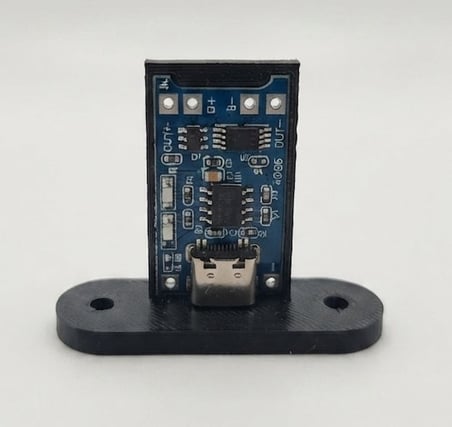 Gözeler TP4056 Type-C Pil Şarj Modülü - 3D Baskı Montajlı Koruma Kartı