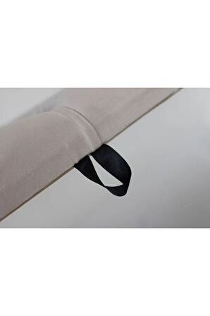 Vetra Chester Model Krem Sandıklı Puf - Kapitoneli Model 140cm Sandıklı Bench
