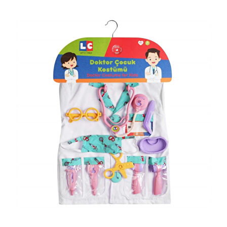 30896 Let's be Child - Doktor Çocuk Kostümü +36 ay.Glpzr