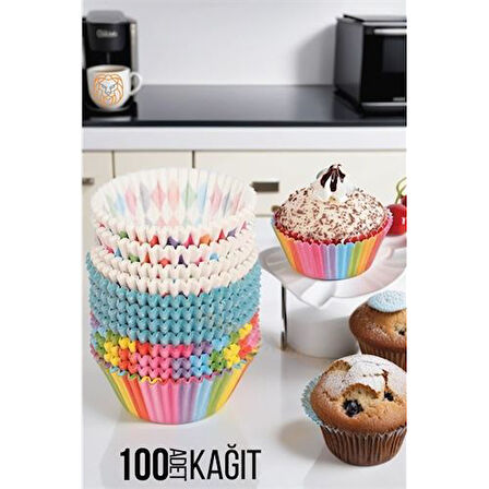 Muffin Kalıbı 100 Adet Paolelli.Glpzr