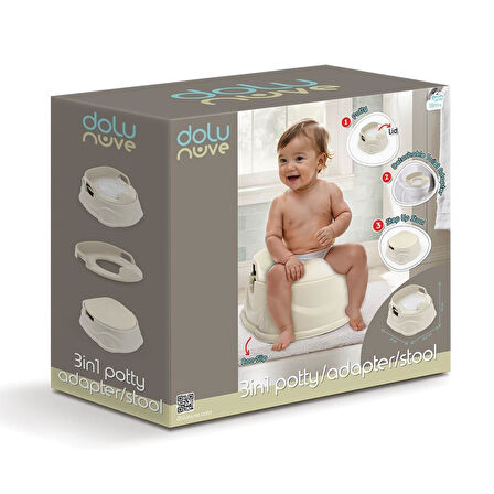 7182 Lazımlık Adaptör Basamak Relax Bej -Dolu Oyuncak.Glpzr