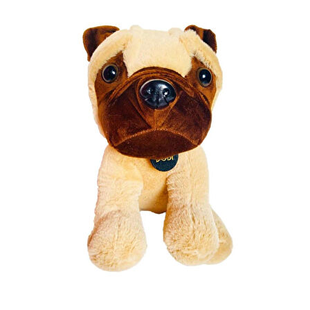 1436 Dobi Köpek 30 cm Kahverengi -Selay Oyuncak.Gzpxt