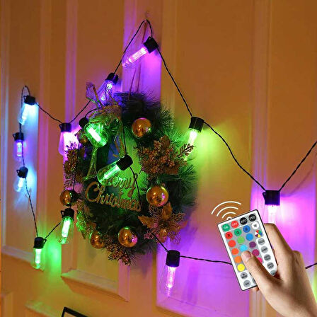 4.5m 10 Led RGB Solar MZ3-006.Glpzr