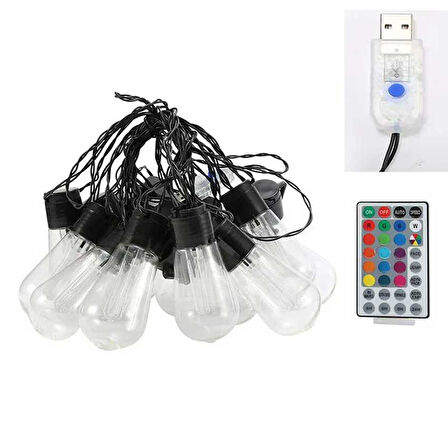 4.5m 10 Led RGB Solar MZ3-006.Glpzr