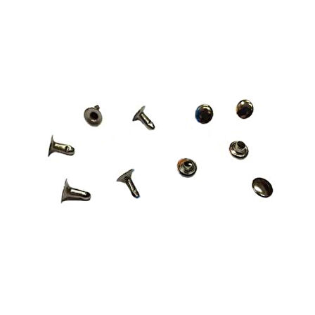 Rivet Perçin - 7mm, Nikel, 1000 Adet.Glpzr