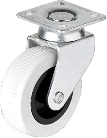 Hts 321 - 50x20 mm Gri Tablalı Teker 4 Adet.Glpzr