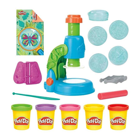 G0494 Play-Doh Işıklı Mikroskop Oyun Seti +3 yaş.Gzpxt