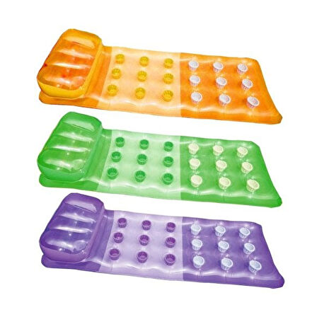 58890 RENKLİ BARDAKLI YATAK 188X71.Glpzr
