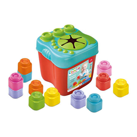 17807 Soft Clemmy - Yumuşak Blok Kovası - 15 parça 6-36 ay.Gzpxt