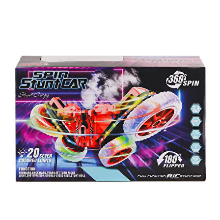 HG-4-45 Kumandalı Işıklı Buharlı Stunt Spin Araba -Vardem Oyuncak.Glpzr