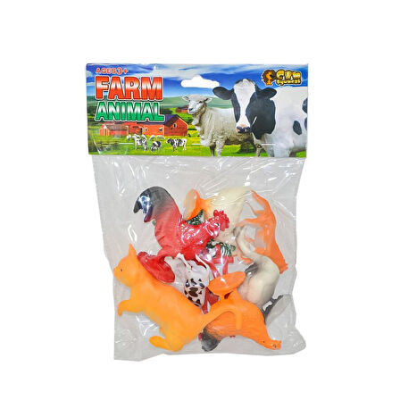 CN2092 Poşetli Çiftlik Hayvanları - Can Oyuncak.Gzpxt