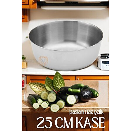 Çelik 25 cm Kase Forgione Design.Glpzr