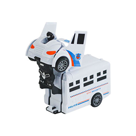 JKL-838  Robot Olan Otobüs -Canem Oyuncak.Glpzr