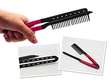 Saç Kabartma Düzleştirme Tarağı New Hair Comb.Glpzr