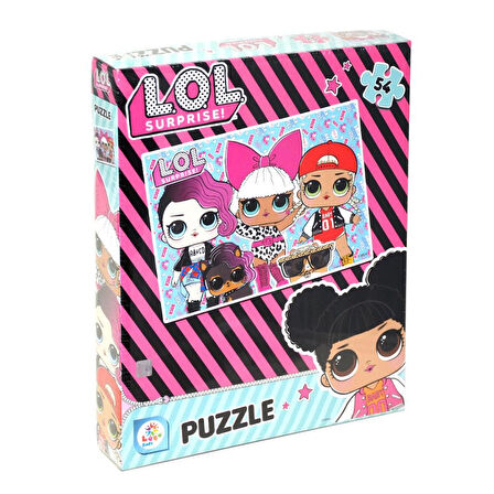 LOL7585 Laço Kids L.O.L. 54 Parça Puzzle.Gzpxt