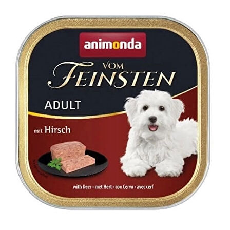 Animonda Vom Feinsten Geyik Etli Yetişkin Köpek Konservesi 150 Gr.Gzpde