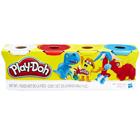 Play-Doh 4'lü Oyun Hamuru.Glpzr