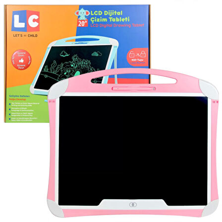 LCD Dijital Çizim Tableti 20 İnç.Glpzr
