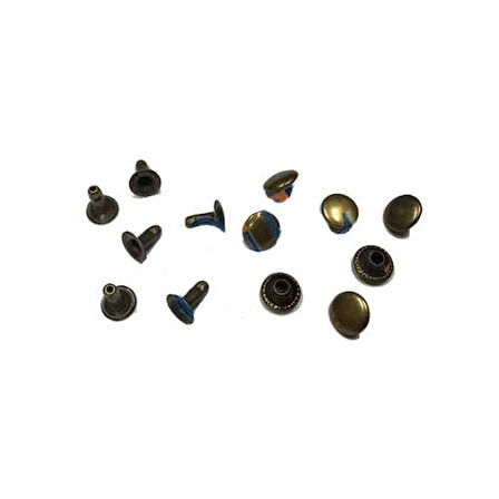 Rivet Perçin - 9mm, Antik, 1000 Adet.Glpzr
