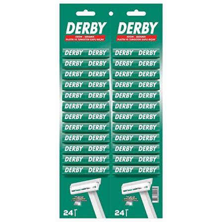 Derby Tek Bıçak Kartela 48'li.Glpzr