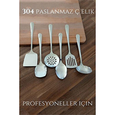Servis Seti 304 Paslanmaz Profesyonel.Glpzr