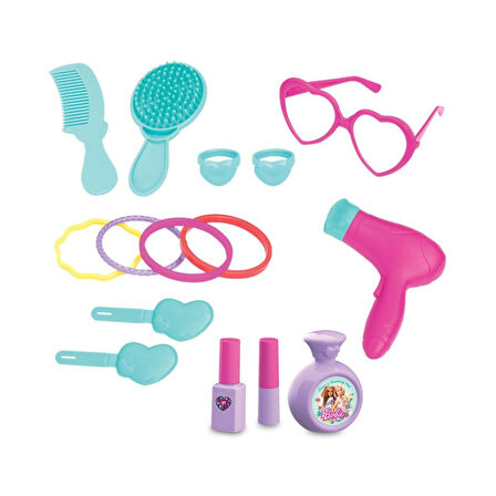 03486 BARBIE GÜZELLİK SET BAVULUM.Glpzr