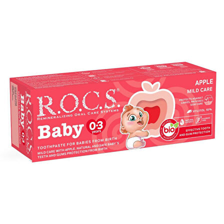 .Baby Diş Macunu 35ml 0-3 Yaş Elma.Gzpxt