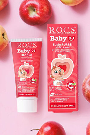 .Baby Diş Macunu 35ml 0-3 Yaş Elma.Gzpxt