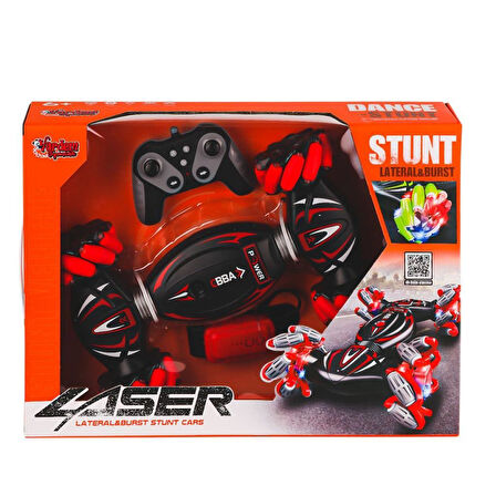RQ3034-1 Kumandalı Bilekten Kontrol Işıklı Müzikli Stunt Araba -Vardem Oyuncak.Glpzr