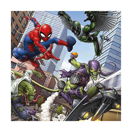 80250 Spider-man 3x49 parça Ravensburger Puzzle.Gzpxt