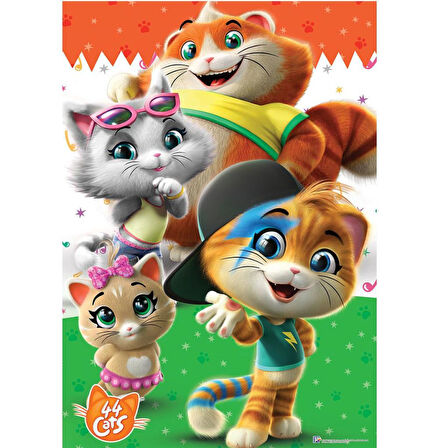 CAT 709 44 Kedi Puzzle 50 Parça - Ks Puzzle.Gzpxt
