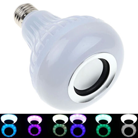 P-028 Kumandalı Bluetooth Led Ampul.Gzpde