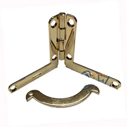 Makaslı Menteşe - 16x36x76mm, Gold, 1 Adet.Gzpde