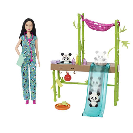 HKT77 Barbie Panda Bakımı Oyun Seti.Glpzr