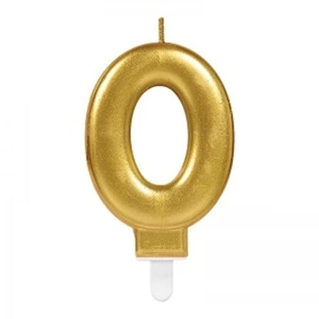0 Rakam Mum Gold Renk.Gzpde
