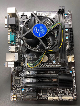 Gigabyte GA-H81M-S2PV Anakart  ve İ3-4 Nesil İşlemci Outlet