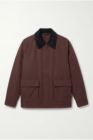Gabardin Torba Cep Tasarım Ceket/Mont