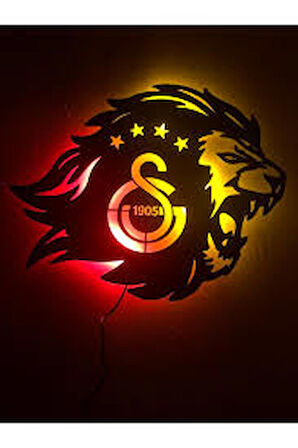 Galatasaray Led Işıklı Tablo 4 Yıldızlı