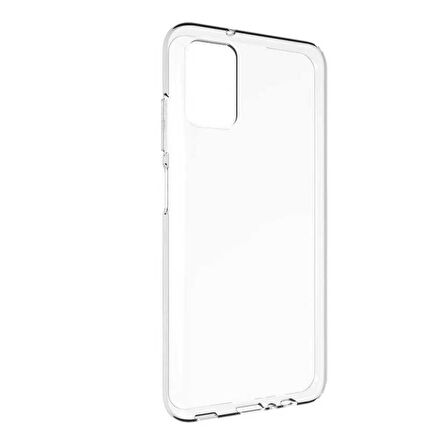 Samsung Galaxy A03S Kılıf Şeffaf İnce Esnek Silikon Kılıf Zipax-Süper