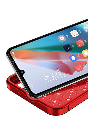 Samsung Galaxy A06 Kılıf Karbon Görünümlü Silikon Azn-Negro