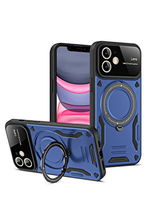 Samsung Galaxy A06 Kamera Korumalı Lensli Magesafe Standlı Azn-JoyLens