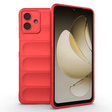 Samsung Galaxy A07 Uyumlu Kılıf Darbe Emici Kasisli Silikon Hlt-Optm