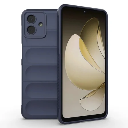 Samsung Galaxy A07 Uyumlu Kılıf Darbe Emici Kasisli Silikon Hlt-Optm