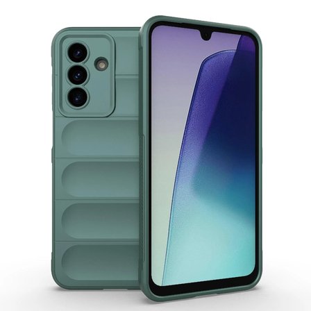 Samsung Galaxy A17 Uyumlu Kılıf Darbe Emici Kasisli Silikon Hlt-Optm