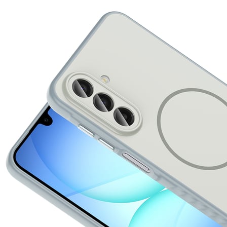 Samsung Galaxy A17 Uyumlu Kılıf M-safe Şarj Özellikli Şık Tasarım Zr-Tea