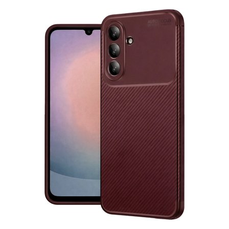 Samsung Galaxy A27 5G Uyumlu Kılıf Soft Karbon Görünüm Esnek Silikon Azn-Negro
