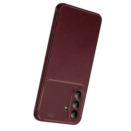 Samsung Galaxy A27 5G Uyumlu Kılıf Soft Karbon Görünüm Esnek Silikon Azn-Negro