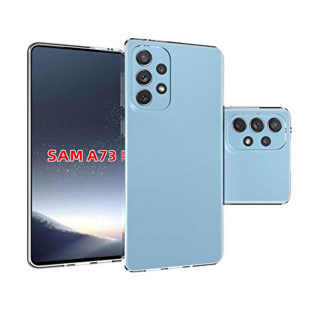 Samsung Galaxy A53 5G Kılıf Şeffaf İnce Esnek Silikon Kılıf Zipax-Süper