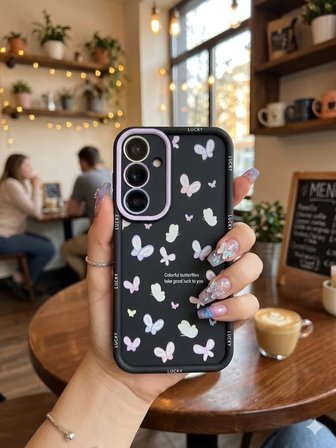 Samsung Galaxy A56 Uyumlu Kılıf Desenli Darbe Emici Kamera Korumalı Hlt-DsnAnns