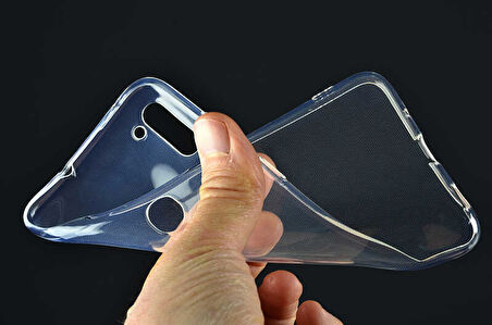 Samsung Galaxy M11 Kılıf Şeffaf İnce Esnek Silikon Kılıf Zipax-Süper